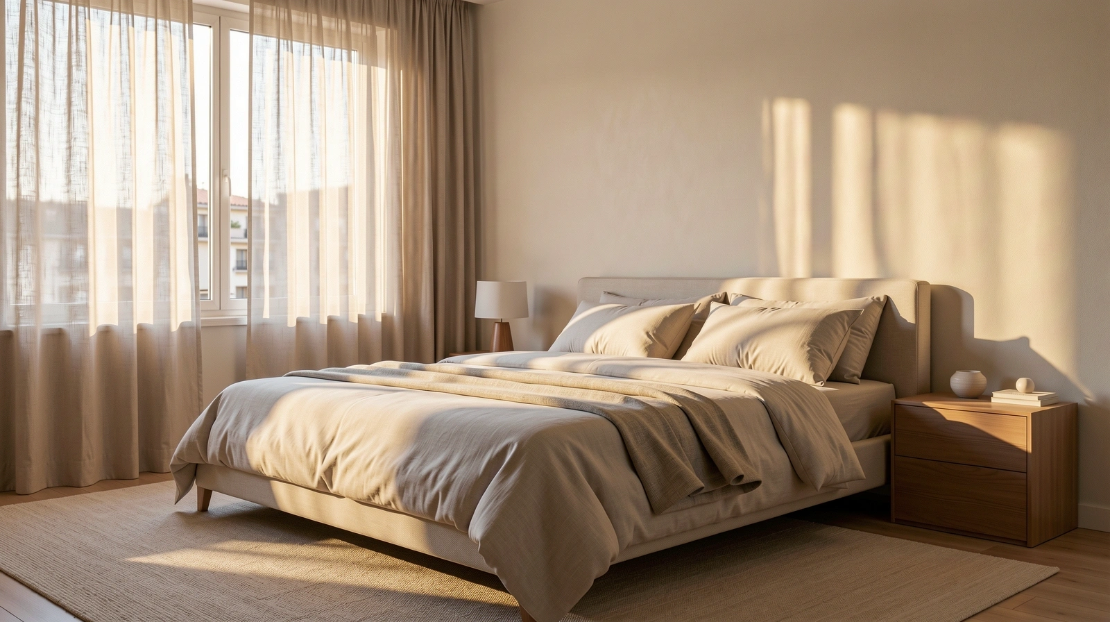 Ambiente de descanso equilibrado en Sueño Bienestar